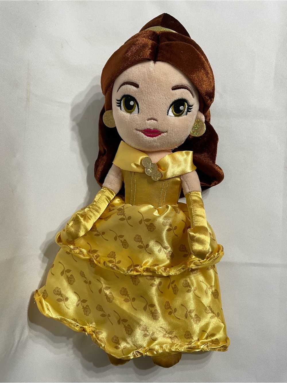 15” Disney Signature Collection Beauty & the Beast Princess Belle Plush Doll EUC